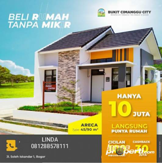 Dijual Rumah Dijual Rumah Baru Di Perumahan Bukit Cimanggu City Bogor